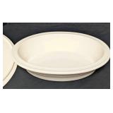 Le Creuset White Oval Stoneware Covered Baking Dish