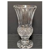 Pair of Crystal Candleholders and Vase