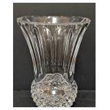 Pair of Crystal Candleholders and Vase