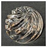Pair of Crystal Candleholders and Vase