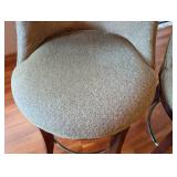 Pair of Sage Green Century Counter Height Stools