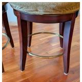 Pair of Sage Green Century Counter Height Stools