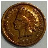 1907 Indian Head Penny