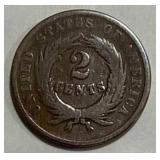 1867 Two Cent Piece