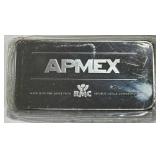 10oz .9999 Silver Apmex Bar