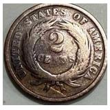 1864 Two Cent Piece