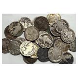 Lot of 25 Buffalo Nickels
