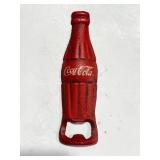 Cast Iron Coca Cola Bottle Opener 5 1/2" Long