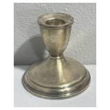 .925 Silver Candle Stick Holder (weighted)