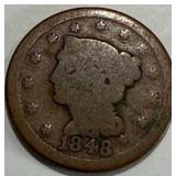 1848 Large Cent Penny