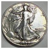 1947-D Walking Liberty Half Dollar