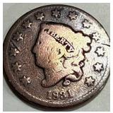 1831 Large Cent Penny