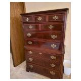 Drexel Mahogany 7-Drawer Tall Chest 38x18x59