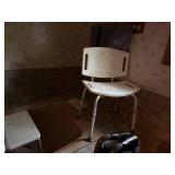 Mobility Assistance Lot: Wheelchair, Walker, and Shower Transfer Benches