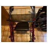 Mobility Assistance Lot: Wheelchair, Walker, and Shower Transfer Benches