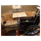 Mobility Assistance Lot: Wheelchair, Walker, and Shower Transfer Benches