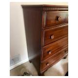Wooden 5-Drawer Chest Dresser with Vintage Style 36x19x46