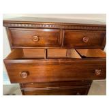 Wooden 5-Drawer Chest Dresser with Vintage Style 36x19x46