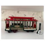 Ghirardelli San Francisco Municipal Railway Cable Car Model with Bell