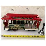 Ghirardelli San Francisco Municipal Railway Cable Car Model with Bell