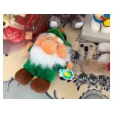 Collection of Plush Toys and Boy Figurine - Bears, Moose, Gnome, Puppy & Tennis Figurine