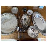 Collection of Reed & Barton Silverplate Serving Pieces and Flatware