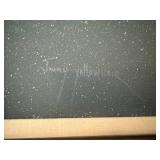 Long, Cold Trek Framed Artwork by Jimmy Atteberry 28x24 Inches