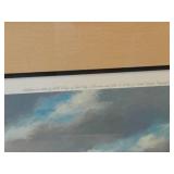 Framed Limited Edition J.S. Wilson Goose Hunting Print 419/650 (1984)