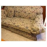 Perfect Cabin Couch - Patterned Sofa Sleeper with Matching Pillows 80x38 Inch