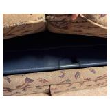 Perfect Cabin Couch - Patterned Sofa Sleeper with Matching Pillows 80x38 Inch