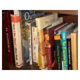 Large Collection of Hardcover and Softcover Books including History, Aviation, and Manuals