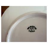 Assorted Vintage Glassware and French Porcelain Plate Collection