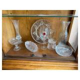 Collection of Vintage Cut Glass and Crystal Tableware