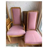 Dining Room Set with Oak Table, 6 Chairs, Two Table Leaves, and China Cabinet