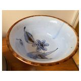 El Palomar Mexico Handcrafted Pottery Set with Bird and Floral Motif