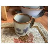 El Palomar Mexico Handcrafted Pottery Set with Bird and Floral Motif