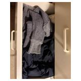 Cold Weather Clothing Lot with Hats, Gloves, Socks, and Sweaters