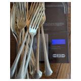 Towle Sterling Silver Flatware in Chippendale Pater - Includes Forks, Spoons, Knives, and Serving Pieces - Total Weight 54+ ounces