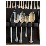 Towle Sterling Silver Flatware in Chippendale Pater - Includes Forks, Spoons, Knives, and Serving Pieces - Total Weight 54+ ounces
