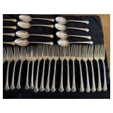 Towle Sterling Silver Flatware in Chippendale Pater - Includes Forks, Spoons, Knives, and Serving Pieces - Total Weight 54+ ounces