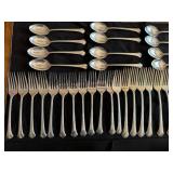 Towle Sterling Silver Flatware in Chippendale Pater - Includes Forks, Spoons, Knives, and Serving Pieces - Total Weight 54+ ounces