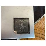 Sterling Silver Baby Rattle and Brush Set J.B. Hudson/Lewis Wolf 47.1g