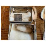 Vintage Sterling Silver Flatware and Napkin Ring Collection, 210.1g