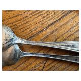 Vintage Sterling Silver Flatware and Napkin Ring Collection, 210.1g