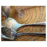 Vintage Sterling Silver Flatware and Napkin Ring Collection, 210.1g