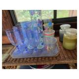 Set of 12 Assorted Colorful Drinking Glasses and Tumblers