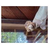 Set of 3 Unique Artisan Clay Sculptures Signed Robert