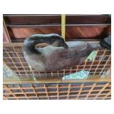 Vintage Wooden Duck Decoy Signed by R.W. Schaap