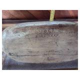 Vintage Wooden Duck Decoy Signed by R.W. Schaap