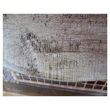 Hand-Carved Wooden Canada Goose Decoy Signed PB